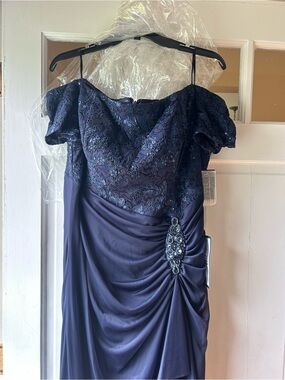Alex Evenings | Dresses | Alex Evening Dress From Dillards Size 4p Color  Electric Blue Style 8232966 | Poshmark